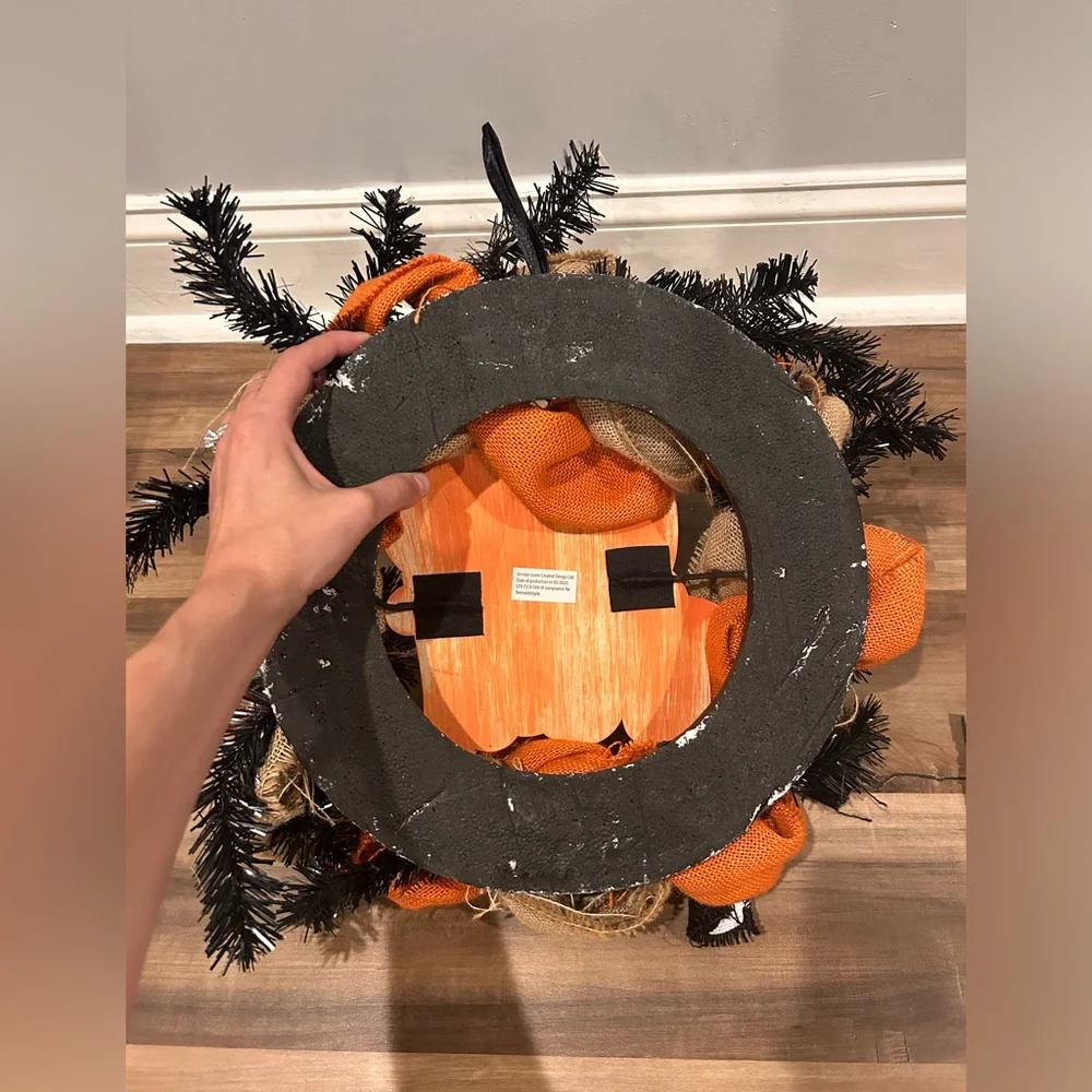 Halloween Decor “Trick or Treat” Wreath